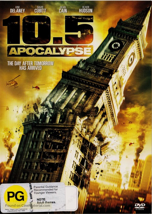 10.5: Apocalypse - New Zealand DVD movie cover