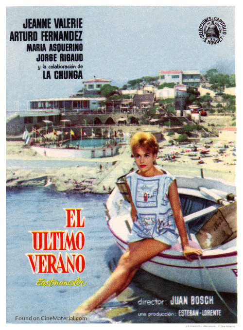 El &uacute;ltimo verano - Spanish Movie Poster