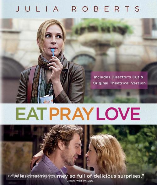 Eat Pray Love - Blu-Ray movie cover