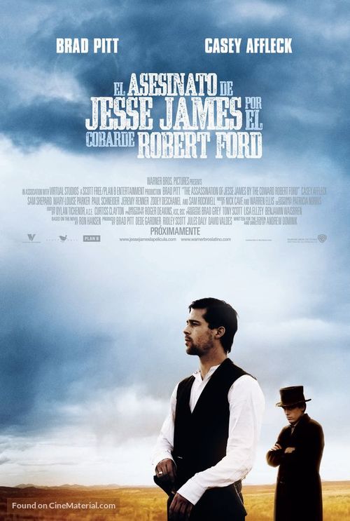 The Assassination of Jesse James by the Coward Robert Ford - Argentinian Movie Poster