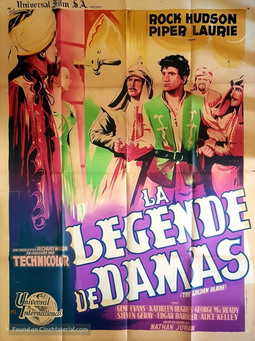 The Golden Blade - French Movie Poster