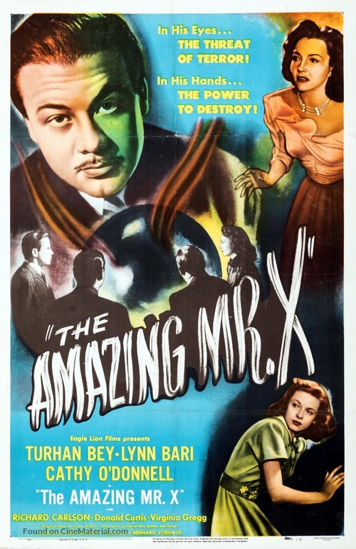 The Amazing Mr. X - Movie Poster