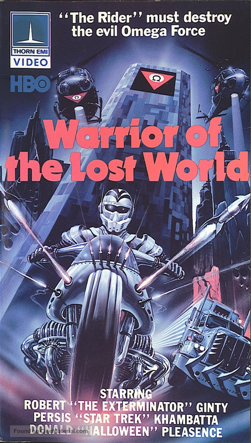 Warrior of the Lost World - VHS movie cover