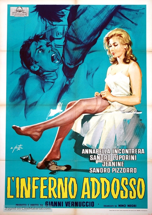 L&#039;inferno addosso - Italian Movie Poster