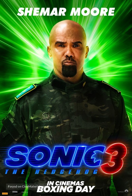 Sonic the Hedgehog 3 - Australian Movie Poster