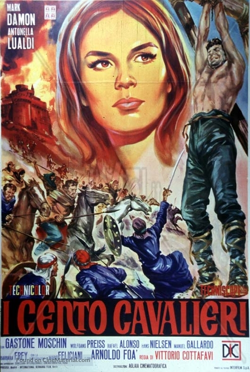 Cento cavalieri, I - Italian Movie Poster