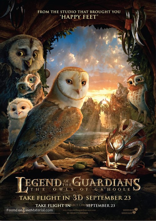 Legend of the Guardians: The Owls of Ga&#039;Hoole - Malaysian Movie Poster
