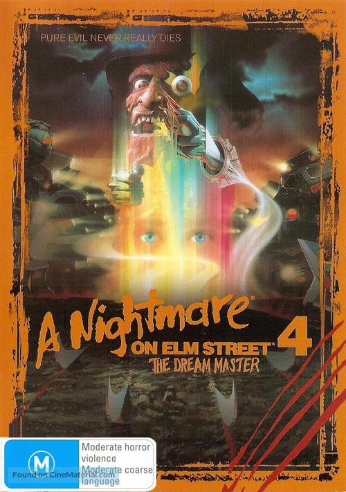 A Nightmare on Elm Street 4: The Dream Master - Australian DVD movie cover