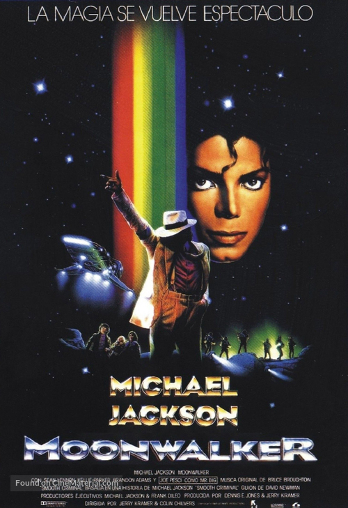 Moonwalker - Spanish Movie Poster