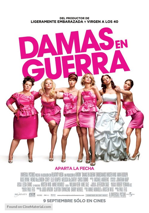 Bridesmaids - Mexican Movie Poster