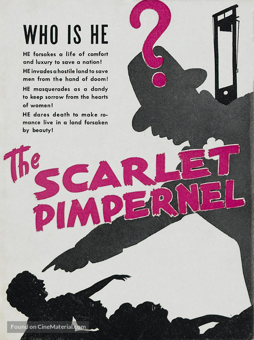 The Scarlet Pimpernel - British poster