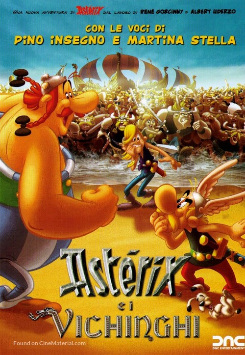 Ast&egrave;rix et les Vikings - Italian Movie Cover