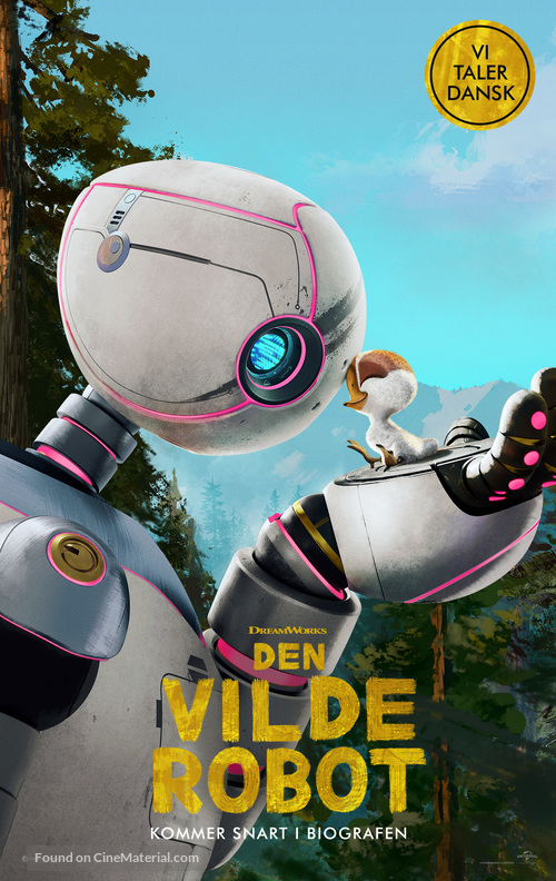 The Wild Robot - Danish Movie Poster