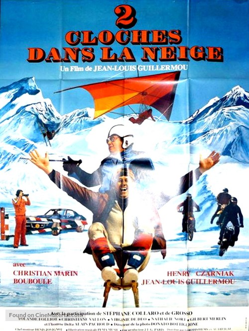 2 cloches dans la neige - French Movie Poster