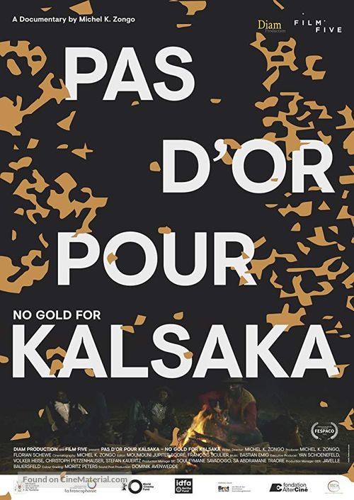 No Gold for Kalsaka - French Movie Poster