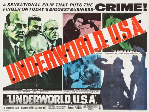 Underworld U.S.A. - British Movie Poster