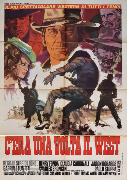 C&#039;era una volta il West - Italian Movie Poster