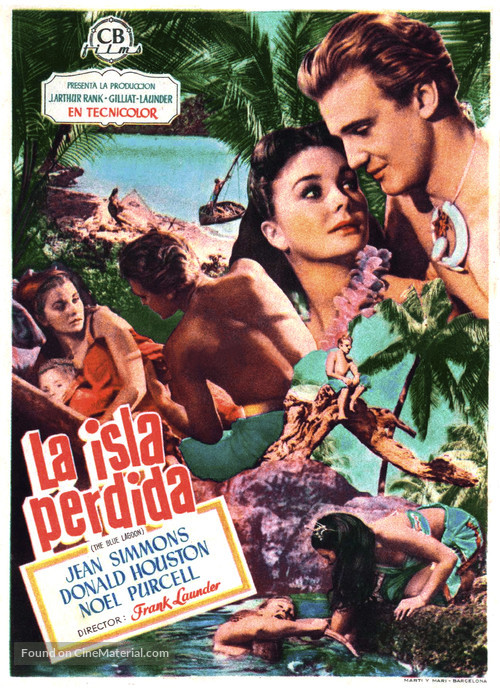 The Blue Lagoon - Spanish Movie Poster