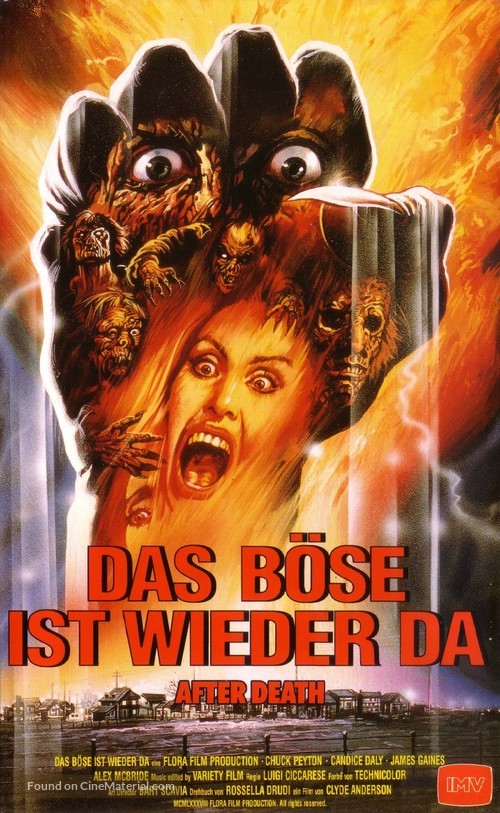 After Death (Oltre la morte) - German VHS movie cover