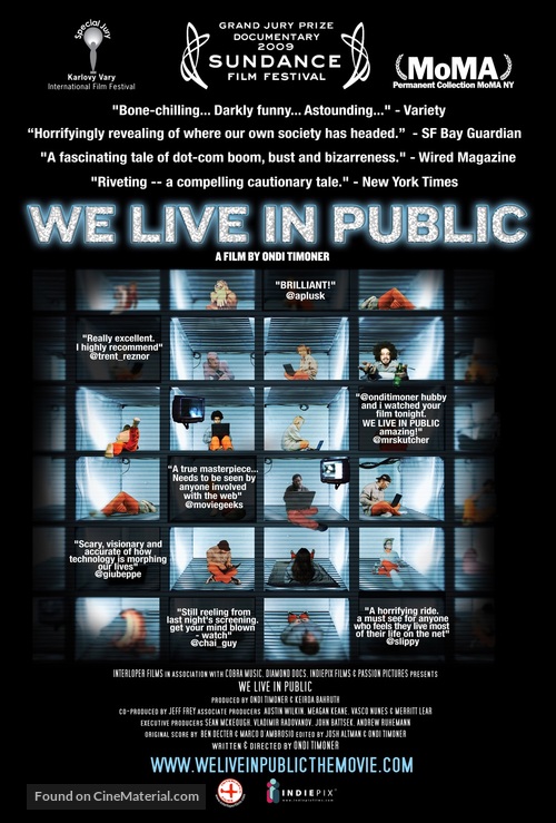 We Live in Public - Movie Poster