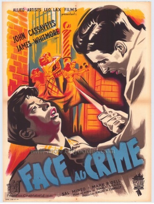 Crime in the Streets - French Movie Poster