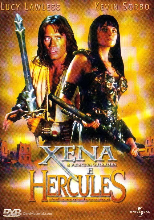 Hercules &amp; Xena: Wizards of the Screen - Brazilian Movie Cover