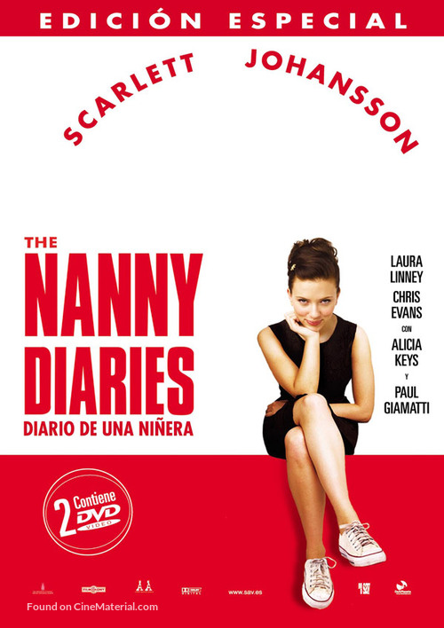 The Nanny Diaries - Spanish DVD movie cover