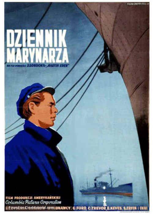 The Adventures of Martin Eden - Polish Movie Poster