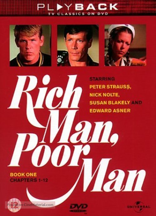 &quot;Rich Man, Poor Man&quot; - British DVD movie cover