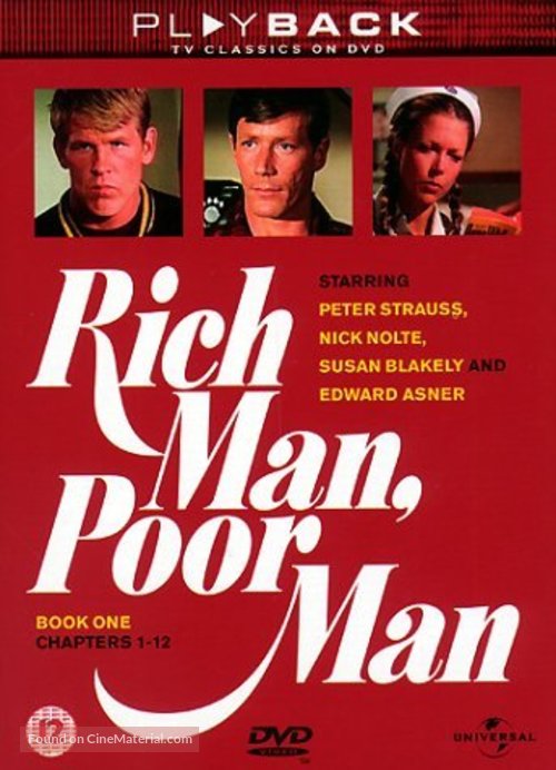 &quot;Rich Man, Poor Man&quot; - British DVD movie cover