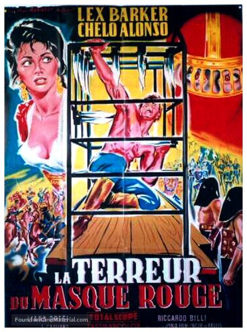 Il terrore della maschera rossa - French Movie Poster