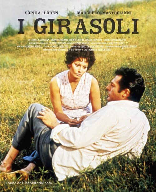 I girasoli - Italian Blu-Ray movie cover