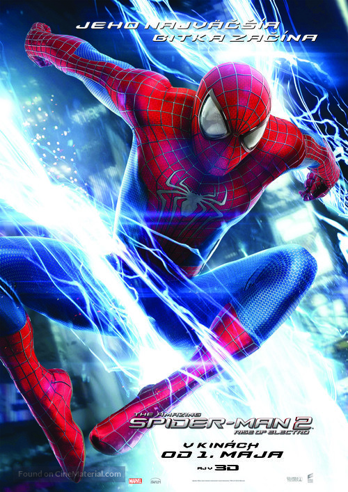 The Amazing Spider-Man 2 - Slovak Movie Poster