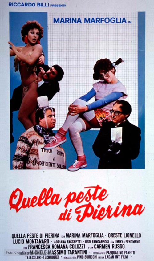 Quella peste di Pierina - Italian Movie Poster