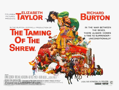 The Taming of the Shrew - British Movie Poster