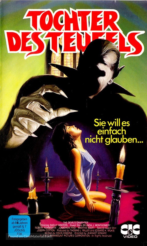 The Devil&#039;s Daughter - German VHS movie cover