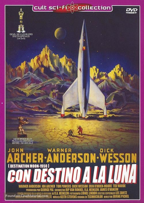 Destination Moon - Spanish DVD movie cover