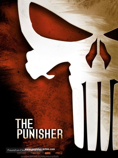 The Punisher - French Movie Poster