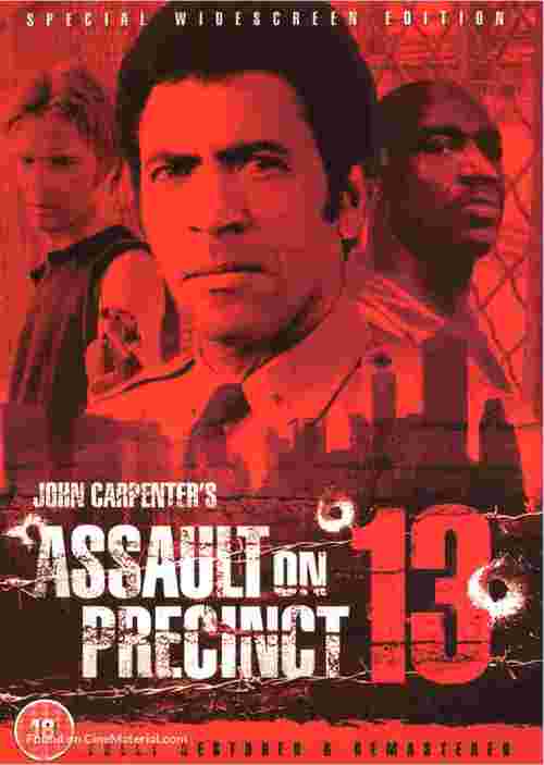 Assault on Precinct 13 - British Movie Cover