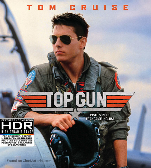 Top Gun 1986 Canadian Movie Cover