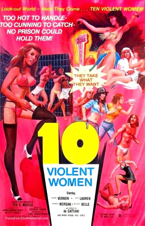 Ten Violent Women - Movie Poster