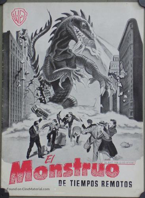 The Beast from 20,000 Fathoms - Spanish Movie Cover