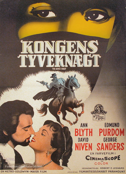 The King&#039;s Thief - Danish Movie Poster