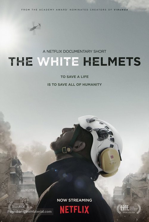 The White Helmets - British Movie Poster