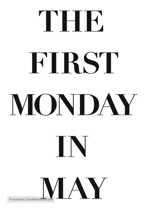 The First Monday in May - Logo