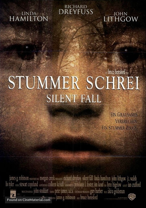 Silent Fall - German Movie Poster