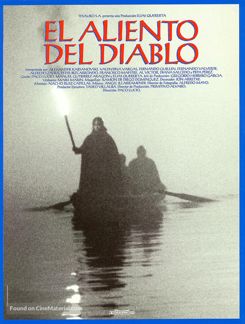 El aliento del diablo - Spanish Movie Poster