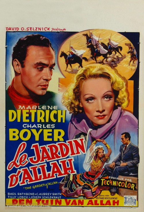 The Garden of Allah - Belgian Movie Poster