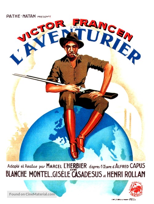 L&#039;aventurier - French Movie Poster