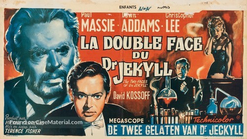 The Two Faces of Dr. Jekyll - Belgian Movie Poster